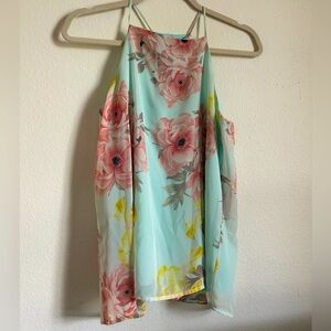 ✨4 for $20 | Floral Boutique Halter neck Tank Top